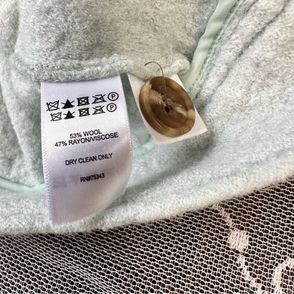 Joie Wool Blend Cropped Shacket Sz Large - Picture 5 of 6